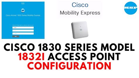 Ideal for small and medium-sized networks, the Cisco Aironet 1850 Series delivers industry-leading performance for enterprise and service provider markets via enterprise-class 4x4 MIMO. . Cisco 1832i mobility express software download